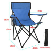 Fauteuil pliant portable Ming Chan pour la pêche, le pique-nique, le camping et le croquis, avec dossier inclinable