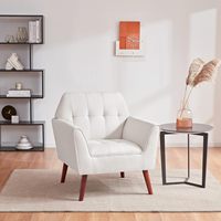 Modernes Hotel Einzels ofa Bequemer Stoff Gepolsterter Sitzsack Stuhl für Schlafzimmer Wohnzimmer Home Office Cafe Langlebige Villa