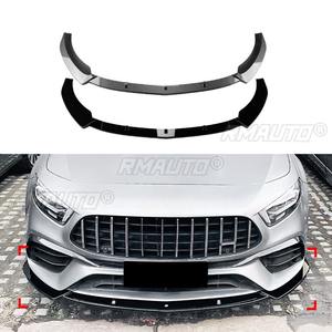 Para Mercedes-Benz Clase A W177 Pre A45 A45S AMG, Labio de Parachoques Delantero para Mercedes-Benz Clase A W177 Pre A45 A45S AMG 2019-2023, Kit de Carrocería con Difusor - Product Image 4