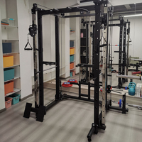 WENDY Smith Machine, Rack de Musculation de Haute Qualité, Rack à Squat Commercial avec Câble, Équipement de Gym Multifonctionnel CE