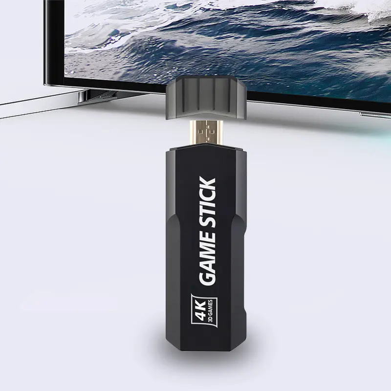 Desain Baru Stik USB Nirkabel Pemutar Genggam HD 4K TV Genggam Retro Video Game Compute Stick