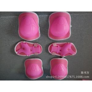 Children's Protective Gear 6-Piece Set Pink Shock Absorption <b>For</b> Elbow Knee <b>Hip</b> <b>Pads</b> - Product Image 1