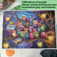 Vente en gros de puzzles en papier éducatifs personnalisés pour adultes, 1001-2000 pièces, fabricant de jeux de puzzles, livraison directe