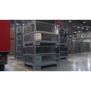 Cage de stockage en treillis métallique Toma Palete Gitterbox pour conteneurs de palettes, pour l'approvisionnement en vrac des entreprises - Product Image 2