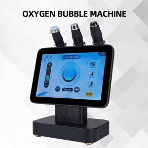 Macchina per la Cura del Viso con 3 Manipoli, Terapia a Bolle di <span class=keywords><strong>CO2</strong></span> e Ossigeno, Pulizia Profonda, Rimozione di Impurità, Sbiancamento della Pelle, Trattamento Facciale a Getto di Ossigeno e <span class=keywords><strong>CO2</strong></span> - Product Image 2