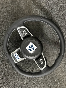 พวงมาลัยหนังสำหรับ Volkswagen <span class=keywords><strong>CC</strong></span> Magotan VW Golf 6 MK6 7 R พวงมาลัย MK7 MK7.5รถ - Product Image 6