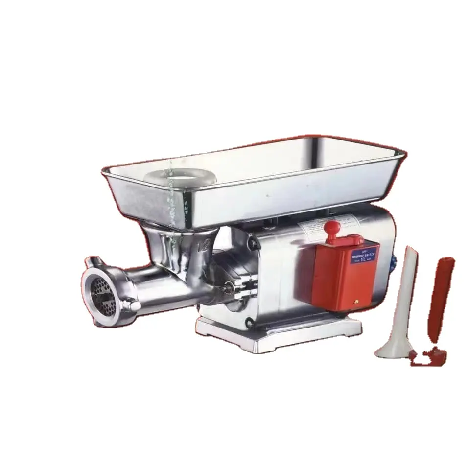 MH-237 3/4HP Professionale elettrico in acciaio inox automatico ristorante industriale salsiccia di carne grinder