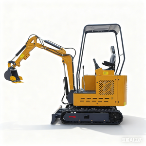 Mini Excavadora de 1 y 2 Toneladas en Oferta, Excavadora para Jardín y Granja con Motor Kubota, Aprobada por la EPA y la CE, Suministro de Fábrica, Diseño Compacto - Product Image 6