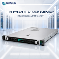 Server Rak HPE ProLiant DL360 Gen11 4510 1U, Server Teruji Penuh untuk Pengujian Laboratorium, Homelab, dan Penelitian Teknis