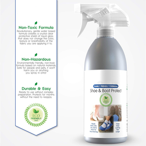 Spray <span class=keywords><strong>nettoyant</strong></span> imperméabilisant pour chaussures en <span class=keywords><strong>cuir</strong></span> <span class=keywords><strong>professionnel</strong></span> de qualité supérieure avec formule naturelle 500ml - Product Image 1