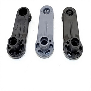 Poignée de manivelle de lève-vitre 69260-12090 pour Toyota Hiace TRH203 Style A B Gris Noir Matériau PP - Product Image 1