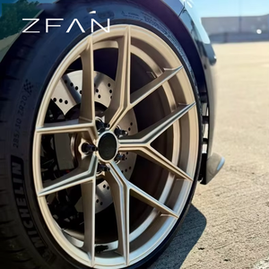 Rines ZFAN de Fibra de Carbono Forjados con Acabado Cromado Profundo de 18-24 Pulgadas 5x112/114.3/120/130 para <span class=keywords><strong>McLaren</strong></span> 720S BMW <span class=keywords><strong>Lamborghini</strong></span> - Product Image 1