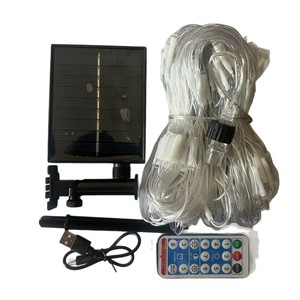 Guirlandes lumineuses LED en filet avec télécommande, étanches, pour décorations de Noël, arbres, buissons, mariages et jardins - Product Image 2