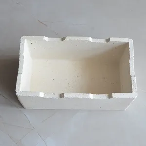 High quality refractory mullite ceramic saggar cruciblefor kiln furniture