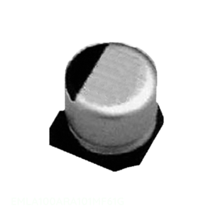 Authorized Distributor Surface Mount 100 uF CAP ALUM 100UF 20% 10V SMD EMLA100ARA101MF61G Capacitor - Product Image 1
