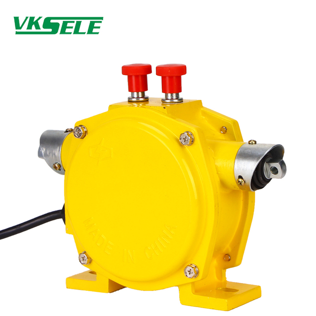 Manual Type Two-way Balance Pull Cord Switch HFKLT2-II AC24-380V 2NO2NC IP67 Rated Aluminum 5A