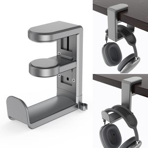 Soporte para Auriculares con Clip para Mesa, Sin Necesidad de Perforar, Rotación de 360 Grados, Almacenamiento de Artículos Diversos - Product Image 5