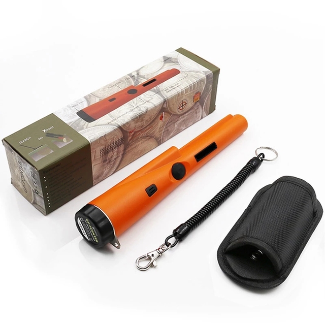 Pro Pinpointing Pointer Metal Detector GP-Pointer Gold Finder with Static Alarm Bracelet for Household and Outdoor Use