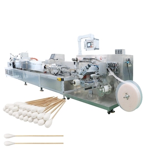 Máquina de alta producción para la fabricación de hisopos de algodón absorbentes para el cuidado del bebé, con embalaje de plástico y papel, bajo precio y alta eficiencia. - Product Image 1