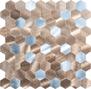Hot 3d Decorative Wall Panel Peel and Stick <strong>Hexagon</strong> Metallic <strong>Wallpaper</strong> - Product Image 5