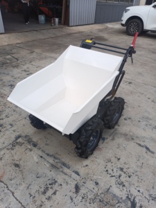 300kg लोड हो रहा है क्षमता भारी ड्यूटी Wheelbarrow Handbarrow Ducar पेट्रोल इंजन की शक्ति व्हील बैरो - Product Image 6