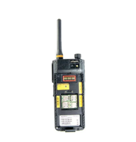 Aoro M6 baterai 2-10KM DMR VHF UHF 4W ponsel UHF 400-470MHz dua arah Radio 4 inci Atex Ip68 kasar Android 10.0 6 + 128GB