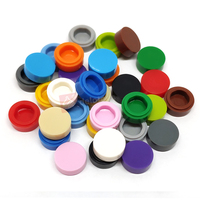 DELO TOYS (27 Colores) Bloques de Construcción Moc, Juguete de Construcción DIY, Ladrillo de Plástico a Granel 1x1, Ladrillo Redondo 1*1 (NO.98138)