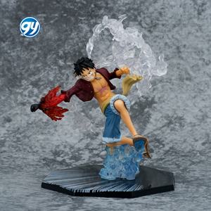<span class=keywords><strong>One</strong></span> Pieced Battle Series Fire Fist Luffy <span class=keywords><strong>Figura</strong></span> en bolsa Modelo Ornamento Regalo Coleccionable Anime Decoración Venta al por mayor Envío <span class=keywords><strong>de</strong></span> la gota - Product Image 2