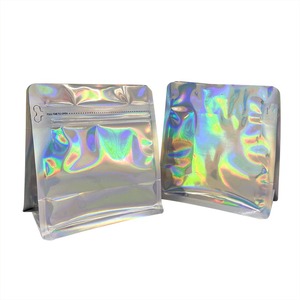 <span class=keywords><strong>Bolsa</strong></span> de Empaque Personalizada para Café en Grano y Té, Grande, Mate, con Válvula, Base Plana, Color <span class=keywords><strong>Rosa</strong></span> Holográfico, 1 lb - Product Image 4