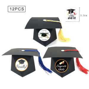 Decoración <span class=keywords><strong>de</strong></span> graduación, caja <span class=keywords><strong>de</strong></span> dulces <span class=keywords><strong>de</strong></span> papel con personalidad, doctor, sombrero, recuerdo <span class=keywords><strong>de</strong></span> boda, <span class=keywords><strong>2022</strong></span> - Product Image 4