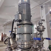 Homogénéisateur sous vide mobile Mélangeur liquide industrie cosmétique Équipement de production pour crème corporelle Fabrication cosmétique Mélange