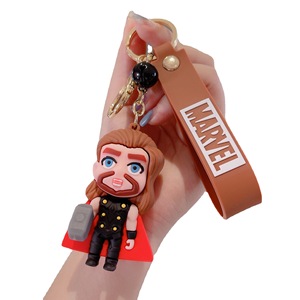 LLavero de plástico de PVC de Los Vengadores, llavero de Película popular de los vengadores, Capitán América, Spider-Man, <span class=keywords><strong>Thor</strong></span>, <span class=keywords><strong>Hulk</strong></span>, anime - Product Image 5