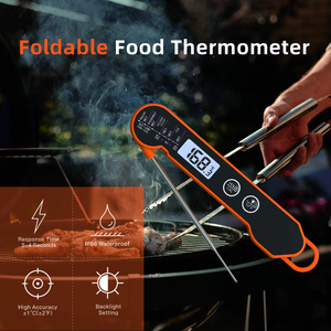 <span class=keywords><strong>Thermomètre</strong></span> numérique instantané LCD pour <span class=keywords><strong>cuisine</strong></span>, viande, grillades, friture et confiseries, étanche - Product Image 6