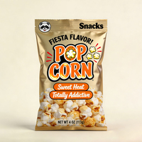 Film plastique laminé imprimé sur mesure pour les en-cas, les biscuits, les bonbons, les chips de pommes de terre, le pop-corn avec une finition brillante