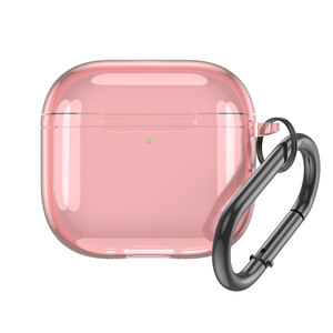 Étui de protection en TPU souple transparent de haute qualité pour <span class=keywords><strong>Airpods</strong></span> <span class=keywords><strong>pro</strong></span> 2 pour <span class=keywords><strong>Airpods</strong></span> 4 3 écouteurs avec boucle à crochet étuis antichoc - Product Image 5