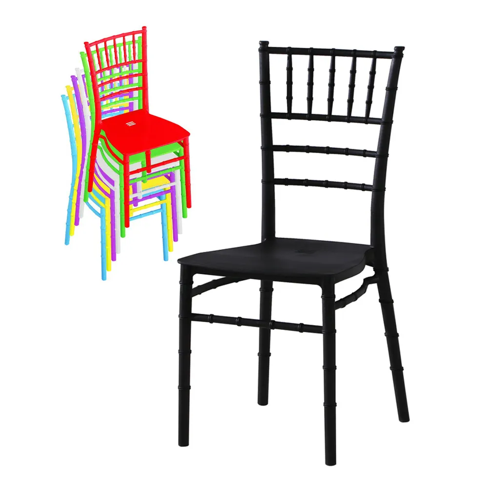 Гостиничный Штабелируемый красочный пластиковый стул тиффани для столовой, свадебного банкета, банкетного зала, свадебных торжеств