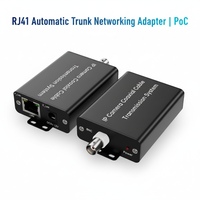 Adaptateur Réseau Automatique RJ45 pour Tronçon de Réseau, Serveur d'Appareils IP, Convertisseur Ethernet, Moniteur PoC, Surveillance Réseau à Distance, PoE 10/100 Mbps