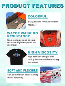 Hongcai عالي الجودة أبيض من مادة TPU ، مسحوق ناعم DTF لطباعة تي شيرت - Product Image 5