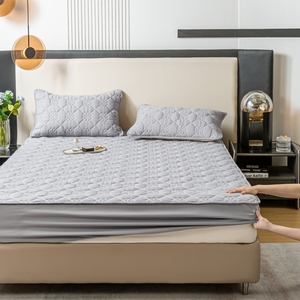 Class A Baby Safe Cotton Quilted Fitted Sheet 360° Anti-Slip, Soft & Warm Mattress Protector, Machine Washable - Product Image 4