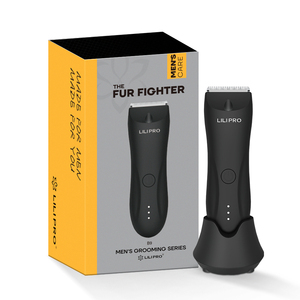 Lilipro B9 cơ thể tóc grooming Clipper có thể sạc lại không thấm nước háng Máy cạo râu cho nam giới với gốm lưỡi dao cạo - Product Image 6