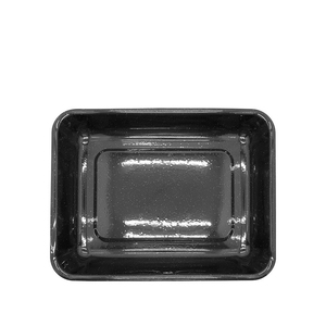 Vente en gros Logo personnalisé Rectangle 40*28.5*4.5cm 15 pouces en <span class=keywords><strong>fonte</strong></span> Métal BBQ Plateau antiadhésif Émail Moule à dinde - Product Image 5