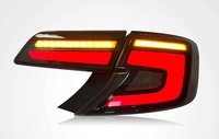 Nouvel ensemble de feux arrière rouges YM 2012-2014 avec feux de positionnement/stop à LED et clignotants séquentiels pour conversion
