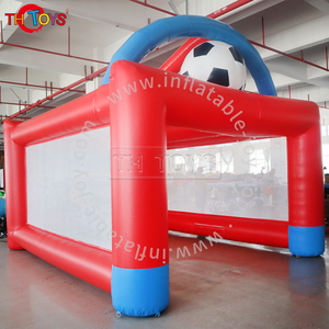 Juego de Fútbol Inflable Ecológico para Exteriores, Portería de Fútbol de 5x4m, Rojo - Product Image 3