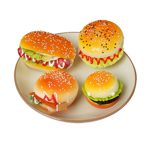 Cadeau anti-stress, fausse nourriture réaliste, hamburger géant moelleux, rebond rapide, grand hamburger moelleux en PU pour la décoration de café - Product Image 5
