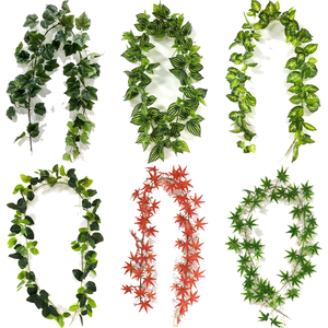 Gesimuleerde Kunstmatige Plastic Hangende Muurplant Mandala Gras Gepotte Niet Verwelkende Groene Bloemenkrans Decoratieve Indoor Outdoor - Product Image 3