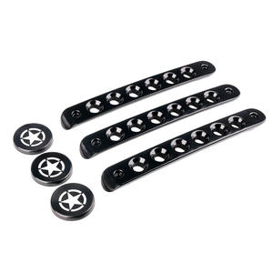 五芒星型ドアカバーとドアハンドル装飾パーツは、2007-2018年式ジープ・ラングラーJL 2ドアモデルの外部ハンドル用です。 - Product Image 3