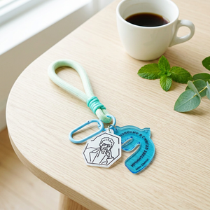 <b>Customized</b> logo anime cultural and creative merchandise acrylic <b>keychain</b> - Product Image 3