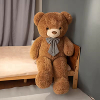 Grand ours en peluche lesté, ours en peluche de dessin animé, ours en peluche confortable, jouets en peluche, animaux en peluche, personnalisés pour les enfants