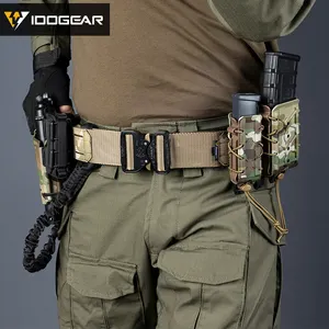 IDOGEAR 2" Quick Release COBRA Buckle Hunting Laser Cutting Molle Duty Belt Tactical Belt