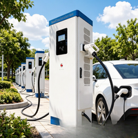 Estación de Carga para Vehículos Eléctricos Jinghu para Exteriores, 120kW, Conector CCS2, Montaje en Suelo, Plataforma OCPP Lista para Usar, Resistente a la Intemperie IP54, TA-DC-FD 120-P